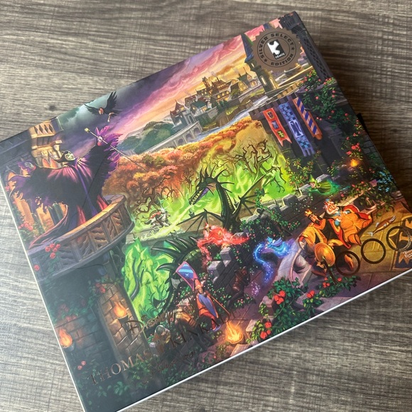 Thomas Kinkade Disney Maleficent 1000pc Puzzle - Picture 4 of 6